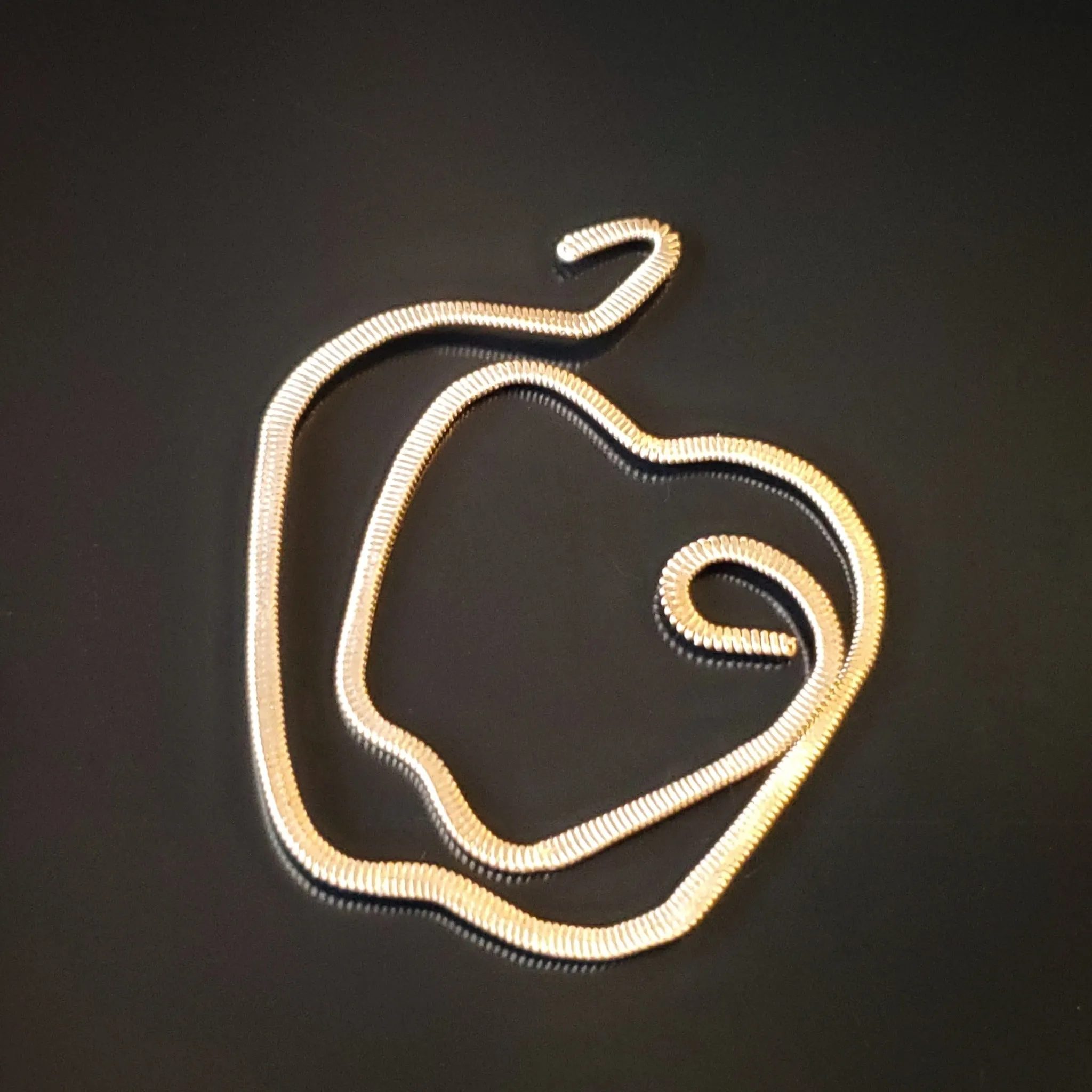 Apple Bookmark Teacher Gift Hammered Guitar String