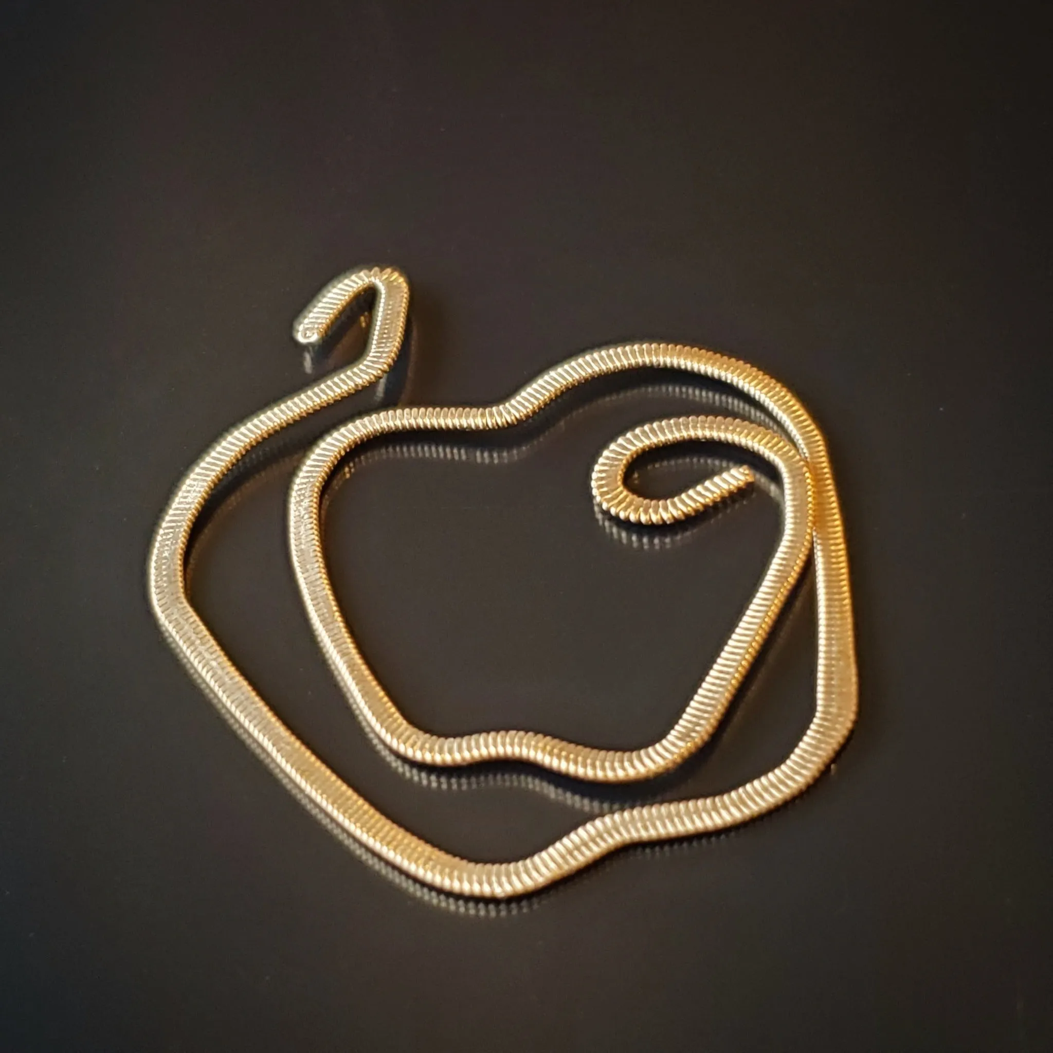 Apple Bookmark Teacher Gift Hammered Guitar String