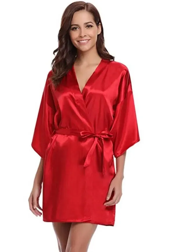 Classy Satin Silk Bridesmaid Robes