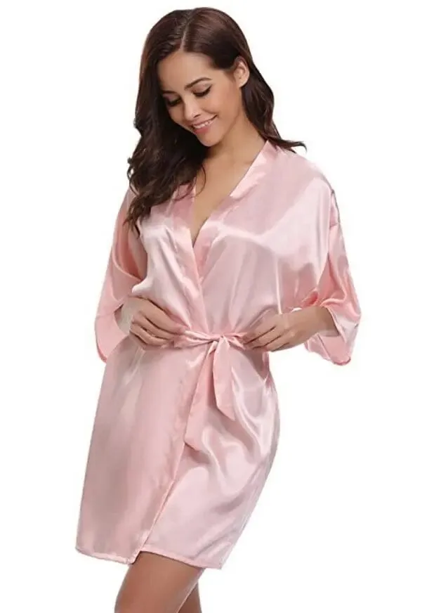 Classy Satin Silk Bridesmaid Robes