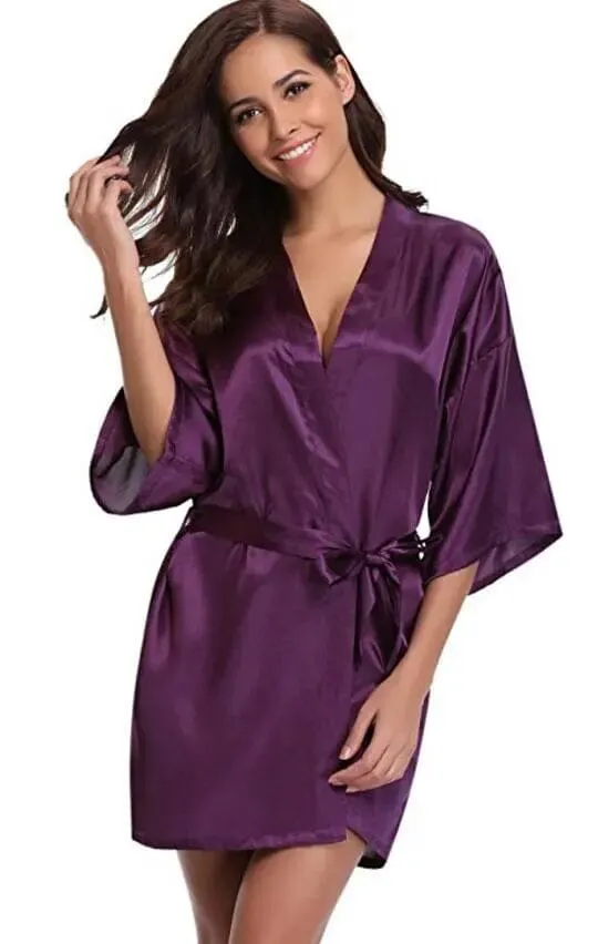 Classy Satin Silk Bridesmaid Robes