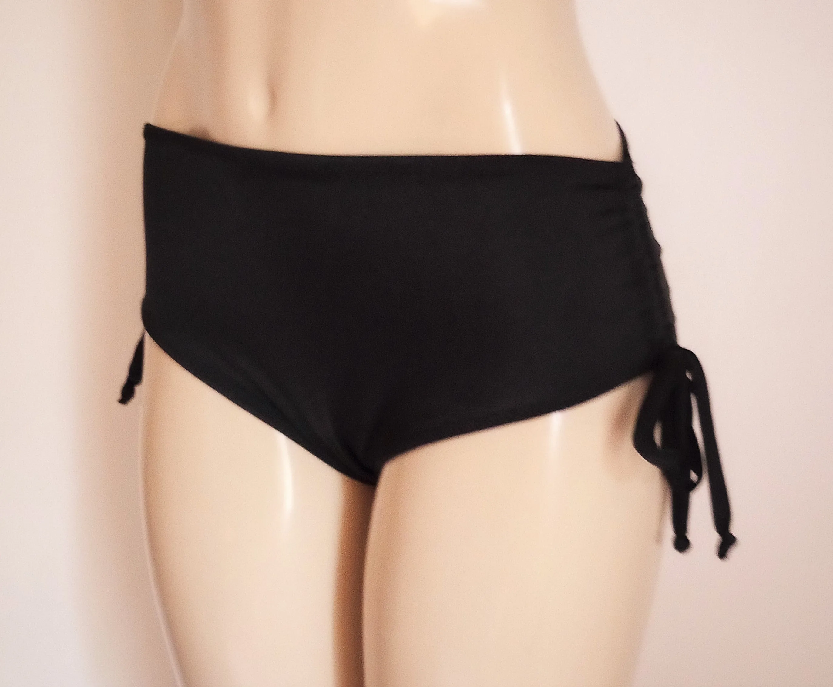 Drawstring Bikini Bottom With Adjustable Side Strings