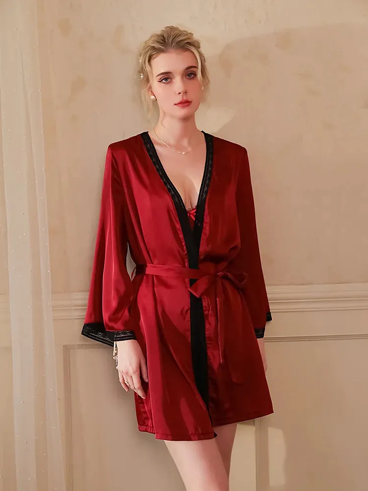 Ice silk nightgown