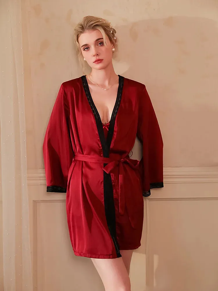 Ice silk nightgown