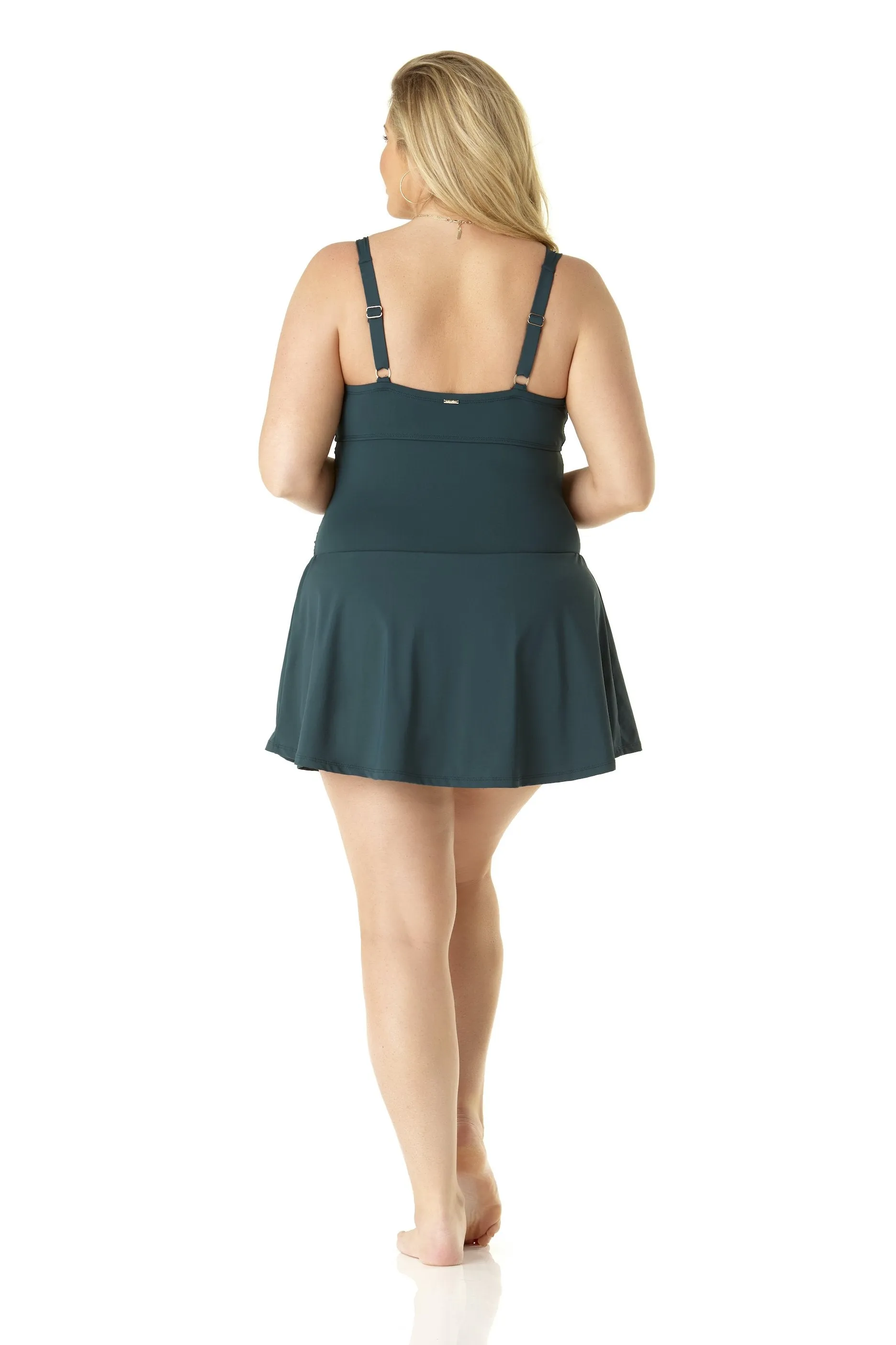 Pre-Order Anne Cole® Live in Color Swimdress One Piece Swimsuit