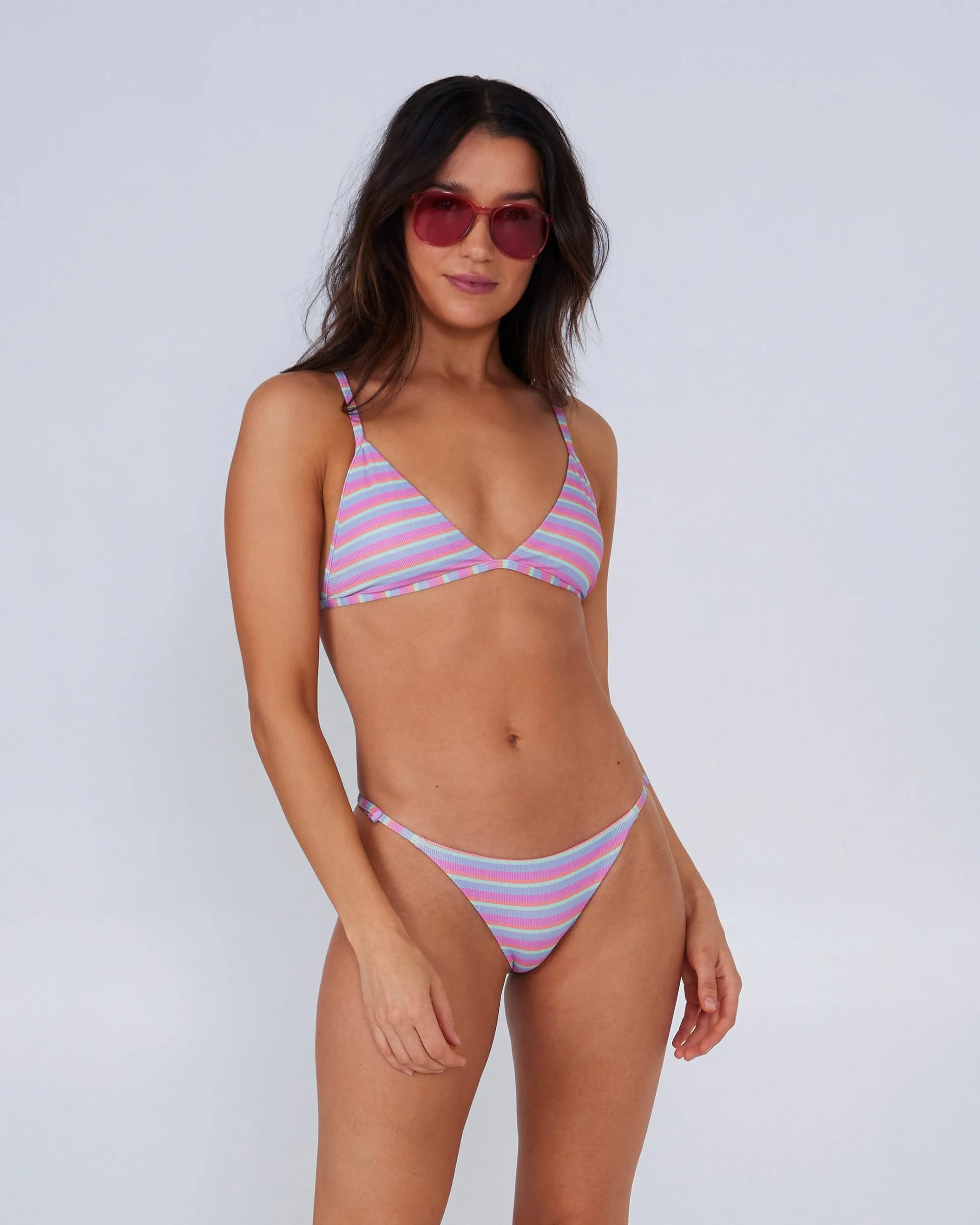 Shorebreak Rib Orchid String Bikini Bottom