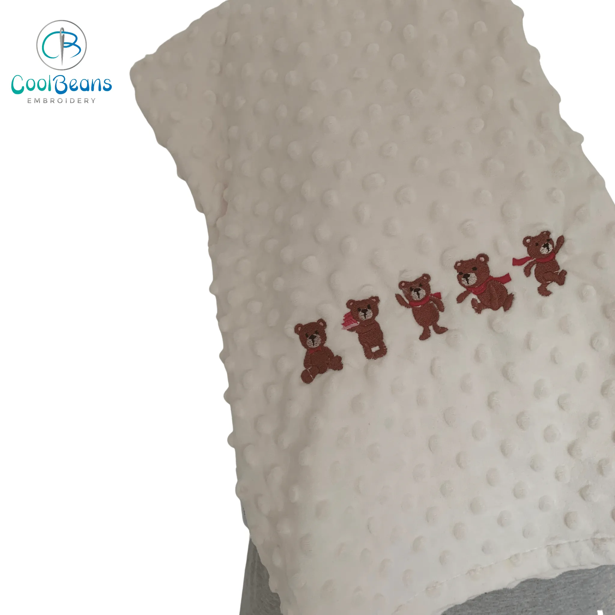 Teddy Bear / Teddies - Baby Bubble Blanket - Personalised